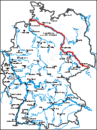 Karte: Elberadweg-Tour 2005