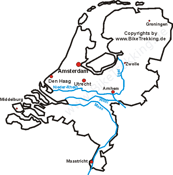Niederlandekarte