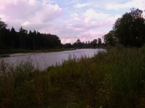Der Fluss Wertach