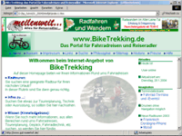 Aussehen der Webseite im Januar 2004