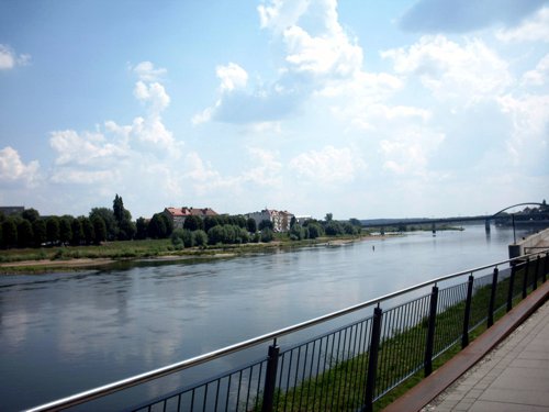 Oder. Grenzfluss Deutschland - Polen