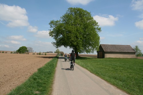 wieder unsere Radlergruppe