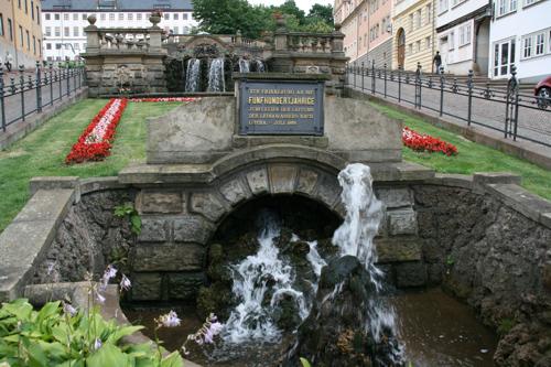 Brunnen in Gotha am Schloss