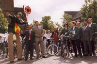 Start frei am Start-/Zielort in Krefeld-Hüls
