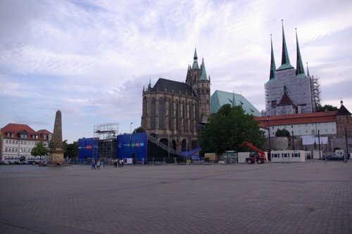 Domplatz in Erfurt