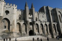 der Papstpalast von Avignon