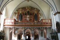 die Orgel im Schloss Corvey