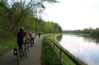 der Weserradweg mit Radler
