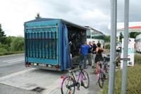 Ankunft in Martel mit Bike und Bus