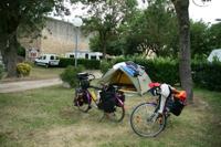 Campingplatz auf der Zitadelle in Blaye