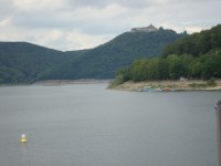 Der Edersee und das Schloss Waldeck