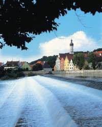 Wasserfall in Landsberg am Lech