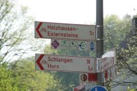 Schildermast Holzhausen-Externsteine