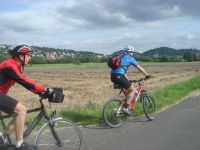 Radweg am Fulda-Fluss