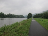 Trier-Beaune Moselradweg hinter Nancy