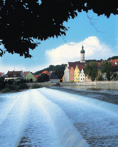 Wasserfall in Landsberg am Lech