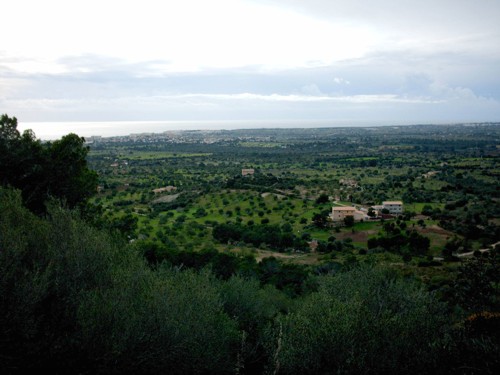 Blick vom Hausberg auf Cala Milor