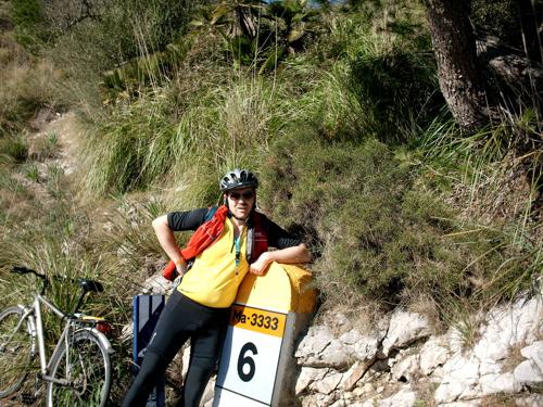 Rast bei km 6 aber das Steilste kam noch