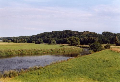 Freiberger Mulde am Sportplatz von Sermuth