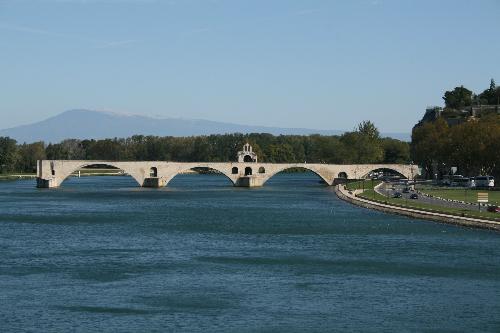 die Pont St.Benezet in Avignon