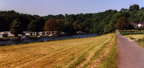 Radweg im Lahntal