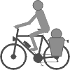 Fahrrad mit Hinterrradtaschen