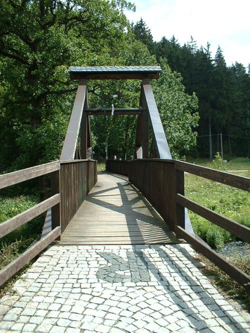 Blankenstein Brücke über die Saale