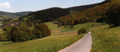 Radweg im oberen Siegtal