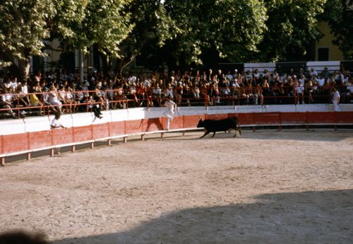 Stierkämpfe in der Arena von St.Laurent