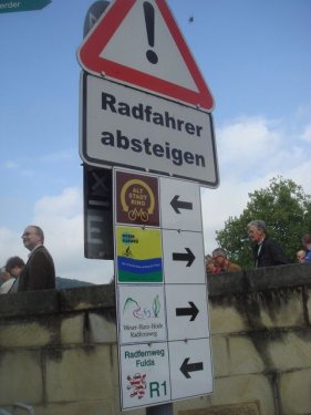 Der Radweg R1 in Hannoversch Münden
