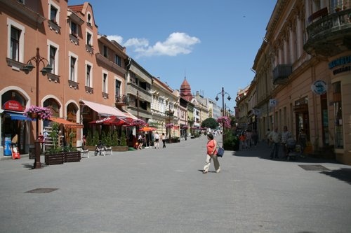 Einkaufsstrasse von Kaposvar