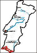 Karte: Algarve-Rundreise 2002