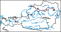 Karte: Österreich Donautour 2010