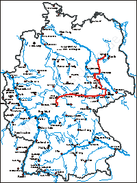Karte: Fulda-Spandau-Tour 2008