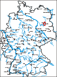 Karte: Berliner Mauerradweg 2009