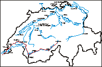 Karte: Sommertour Schweiz 1997
