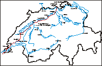 Karte: Sommertour Schweiz 2001
